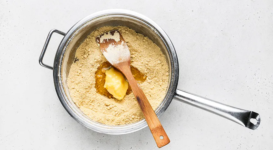 Индийские сладости «бесан ладду»