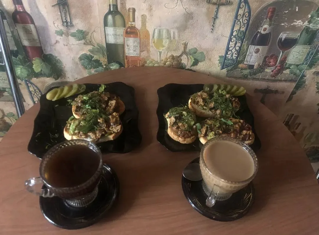 Курица с грибами