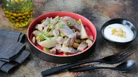 Рецепты с сельдью, кисломолочными продуктами и картофелем