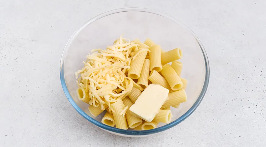 Макароны в микроволновке