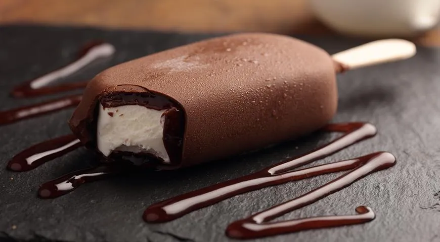 Эскимо - мороженое в шоколадной глазури на палочке - было придумано и впервые появилось в продаже в Америке