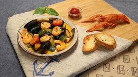 Рецепты на ужин с морепродуктами и цукини