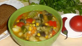Рецепты с чесноком, баклажаном и цукини
