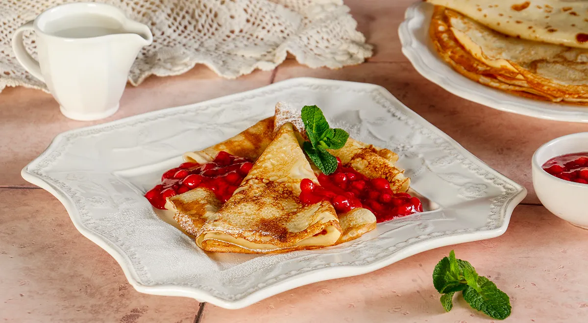 Блины «Три стакана» на молоке