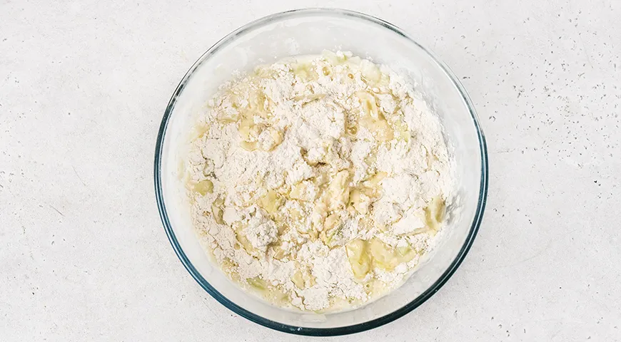 Капустные оладьи на кефире