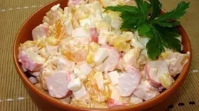 Рецепты со сметаной, яйцом и крабами