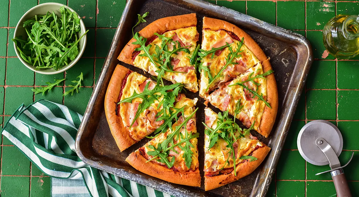 Рецепт пиццы «Карбонара»