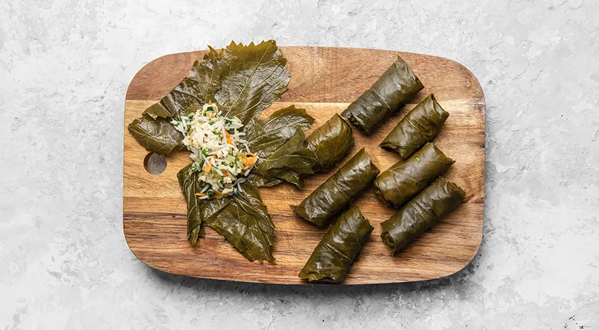 Долма с куриным фаршем
