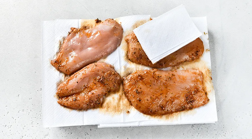 Куриное филе на электрогриле