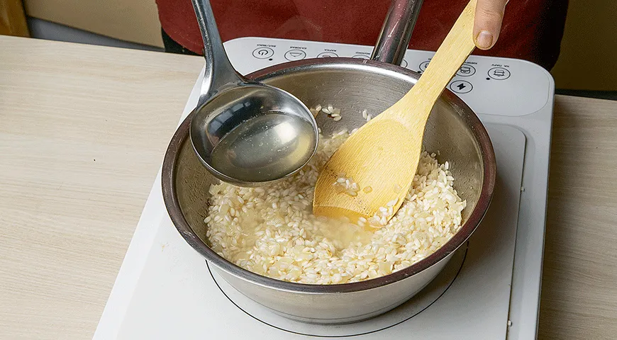 Ризотто с молодыми кабачками