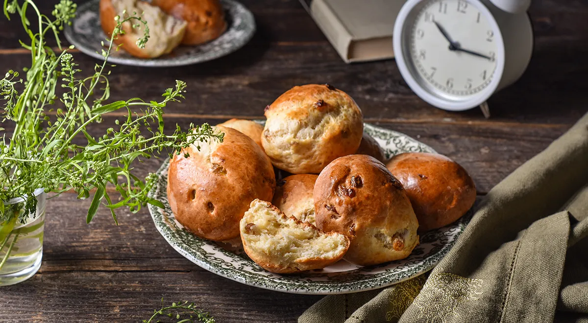 Творожные булочки без дрожжей