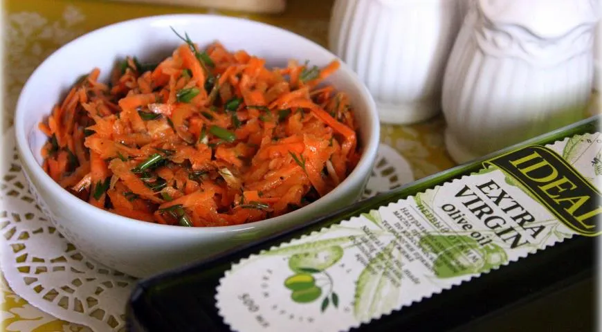 Готовим салат из свежей моркови "Здоровье"