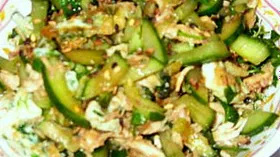 Рецепты с уксусом, чесноком и кунжутом