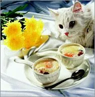 Яйца-кокот с шампиньоновым пюре