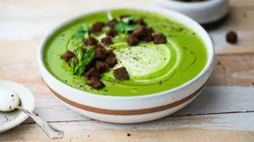 Суп-пюре с бобами