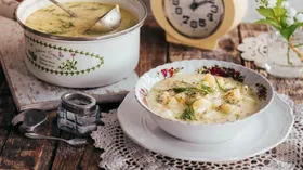 Рецепты с чесноком, молочной продукцией и плавлеными сырами
