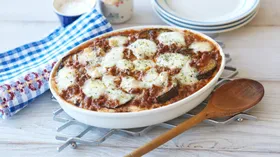 Запеканка из баклажанов Меланзана в духовке