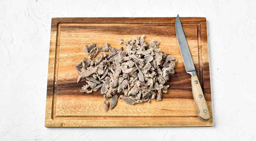 Хе из куриных желудков по-корейски