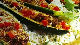 Рецепты с молочной продукцией, мясом и кабачком