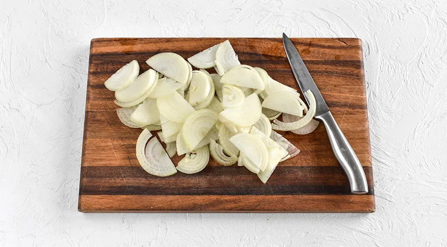 Жареная репа с луком