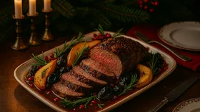 Говядина в сливочно-винном соусе