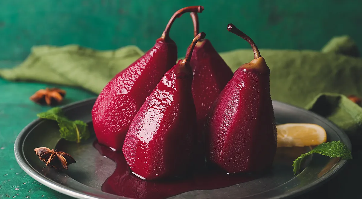 Рецепт груши в красном сухом вине