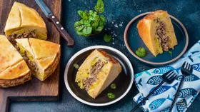 Пироги заливные с овощами