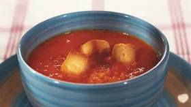 Томатный суп с перцами