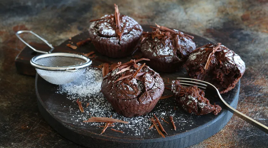 Классические шоколадные маффины