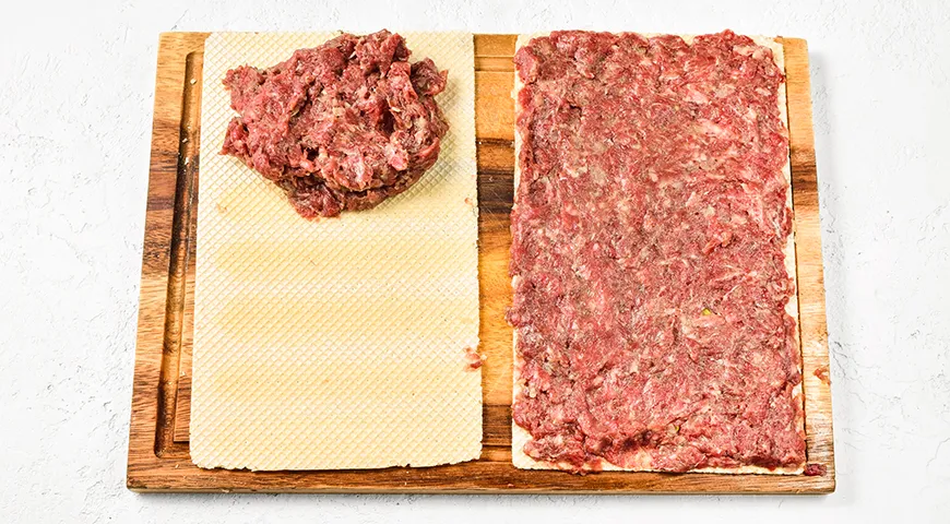 Вафли с фаршем, ленивые беляши