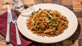 Гречка по-купечески с индейкой