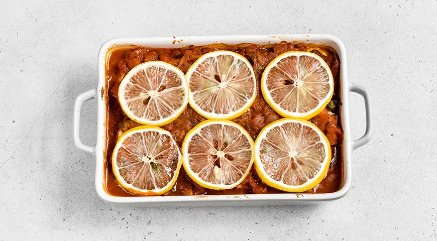 Рыба под маринадом в духовке