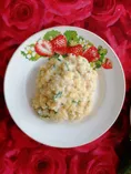 Каша из пшенных хлопьев с молодой крапивой