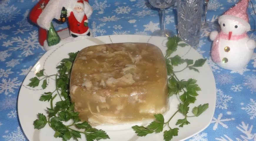 Холодец из свинины и курицы