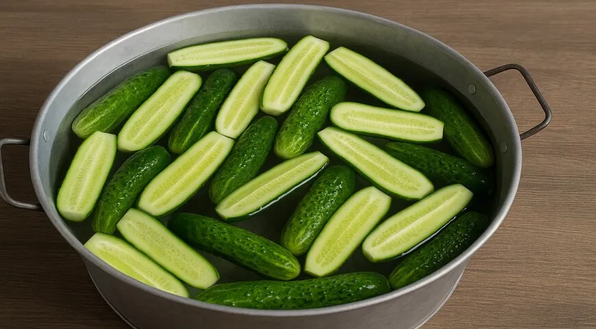 Огурцы в кетчупе чили на зиму