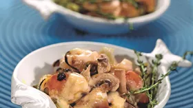 Рецепты с алкоголем, соусами и шампиньонами