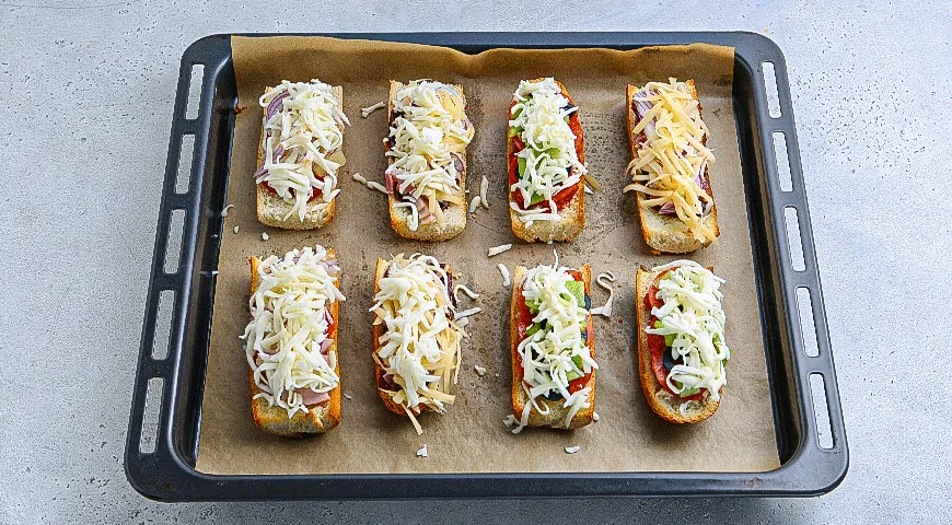 Пицца в багете