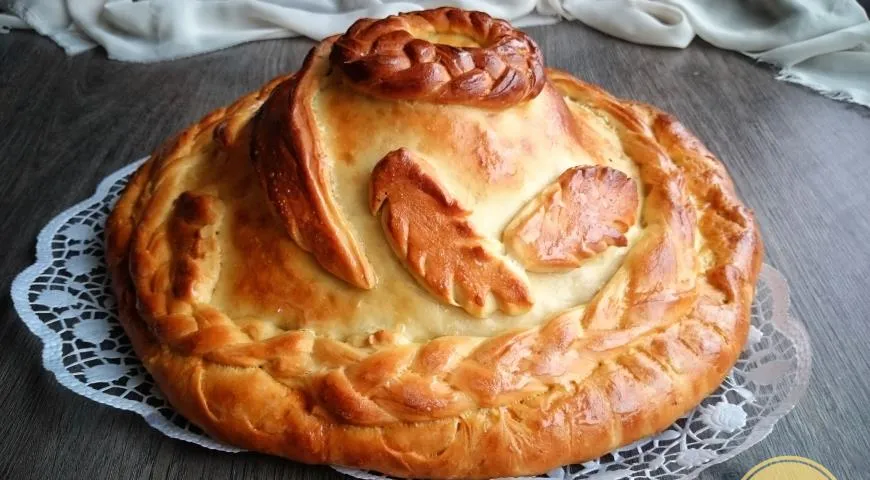 Курник - праздничный пирог на Масленицу