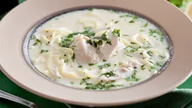Рецепты с фруктами, сливками и курятиной