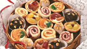 Рецепты с молочной продукцией, мукой и виноградом