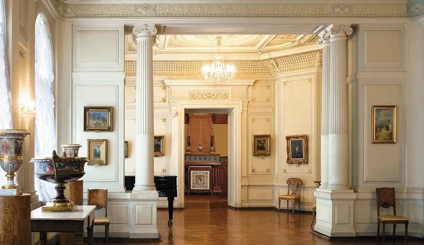В музее сохранены интерьеры купеческого особняка XIX века