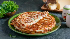 Блины с припеком на масленицу