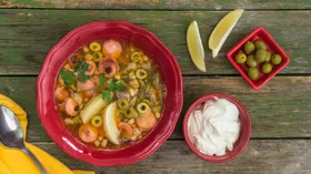 Солянка с птицей