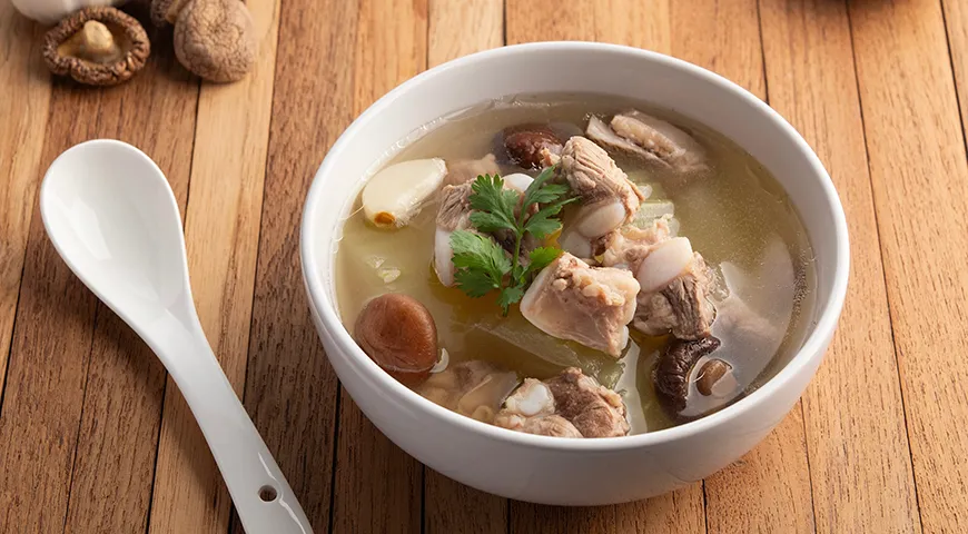 Суп из свиного калтыка