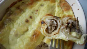 Рецепты на масленицу с шампиньонами и сырами