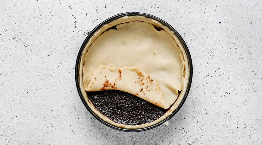 Татарский трехслойный пирог