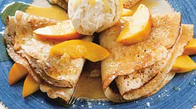 Рецепты с молочной продукцией, апельсином и персиком