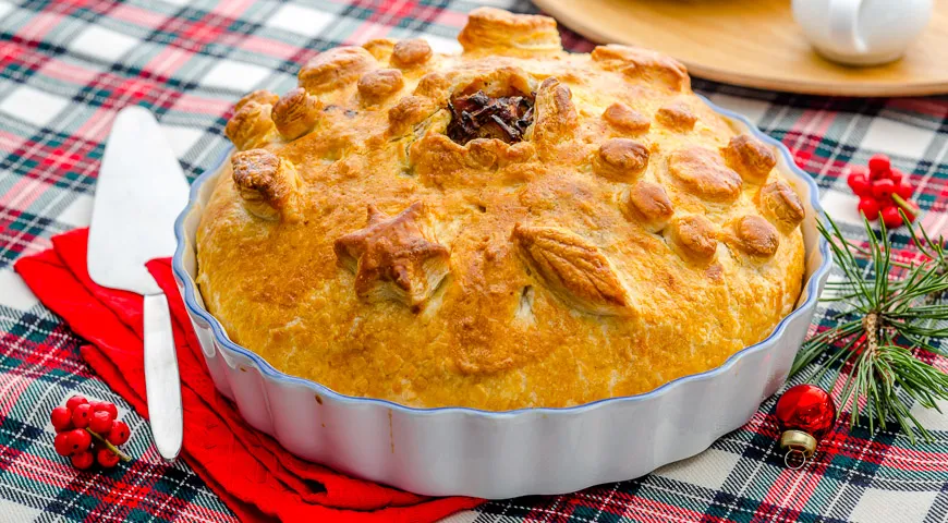 Рецепт курника с курицей вареной без кожи