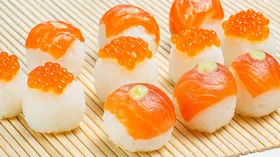 Рецепты с уксусом, лососем и рисом