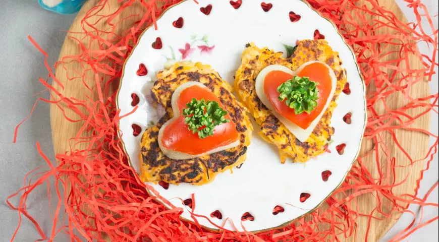 Овощные сердечки